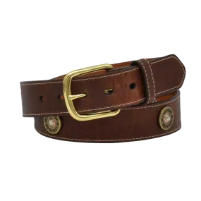 3D Belt Company Men's Shotgun Conchos Belt DB1067