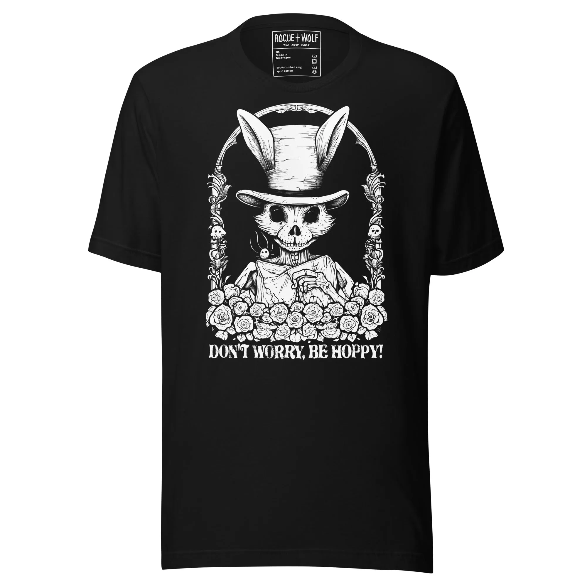 Advice from a Dead Rabbit Tee - Alt Goth T-Shirt Unisex Halloween Dark Academia Grunge Witchy Aesthetic