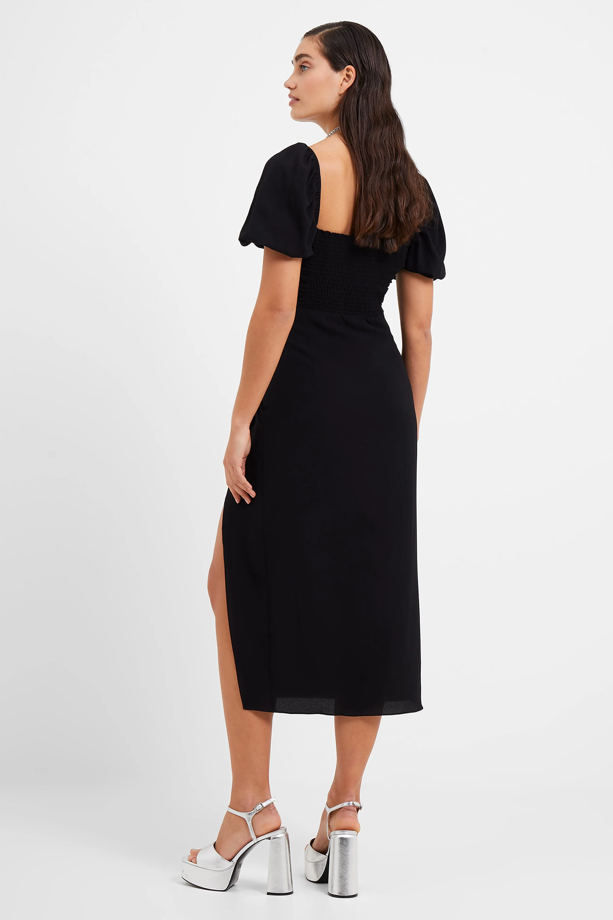 Afina Verona Ruched Midi Dress