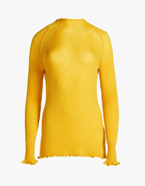 Alistair Knit Turtle Neck - Honey