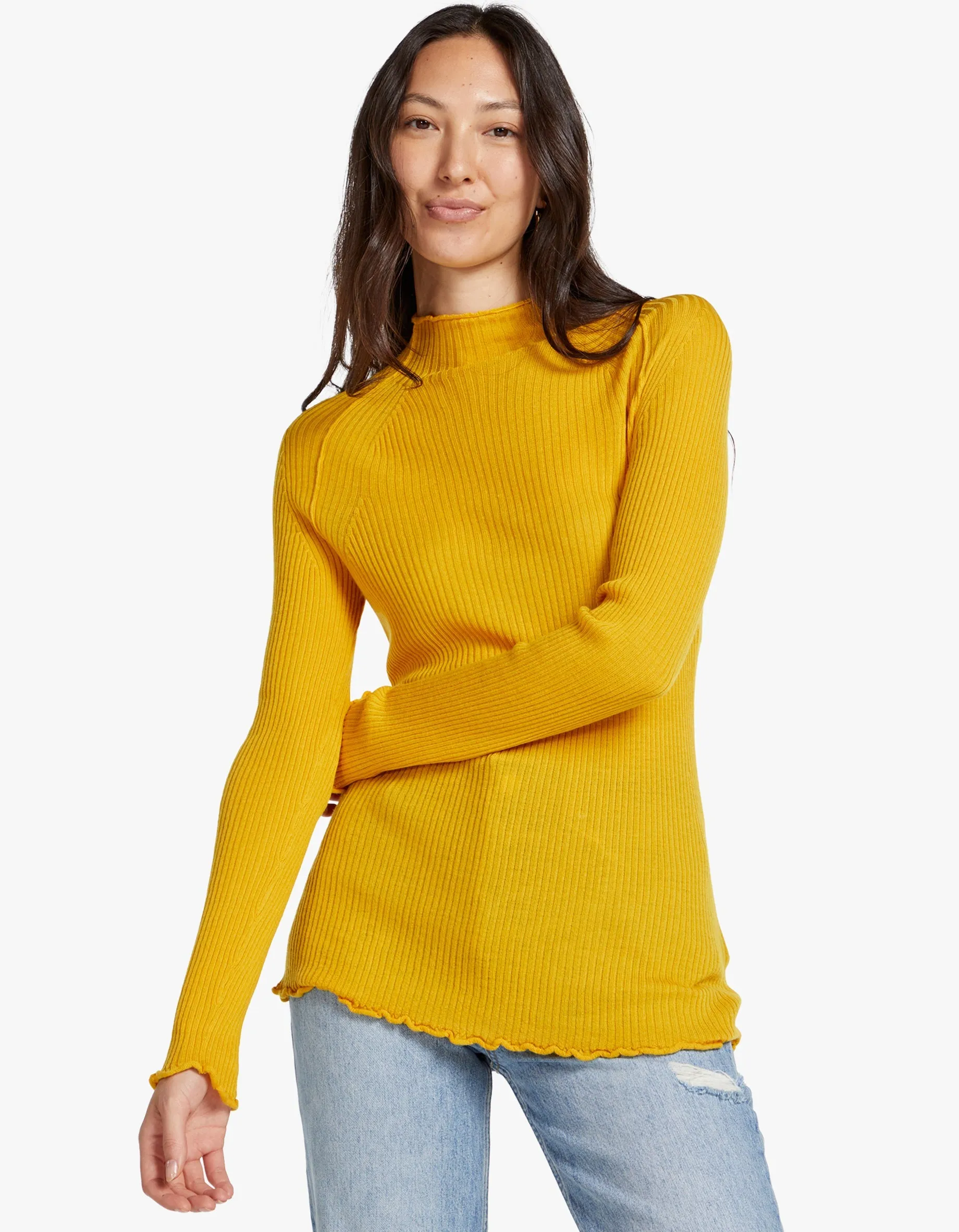 Alistair Knit Turtle Neck - Honey