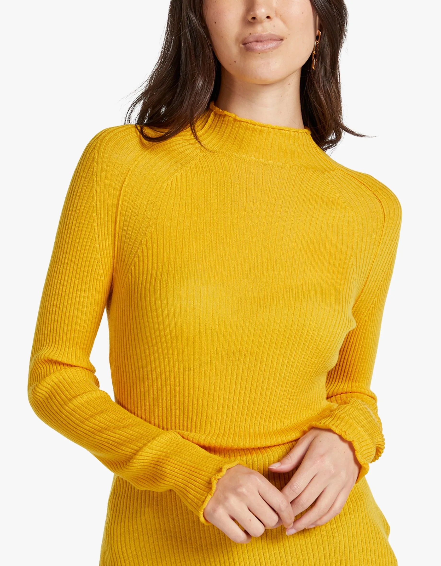 Alistair Knit Turtle Neck - Honey