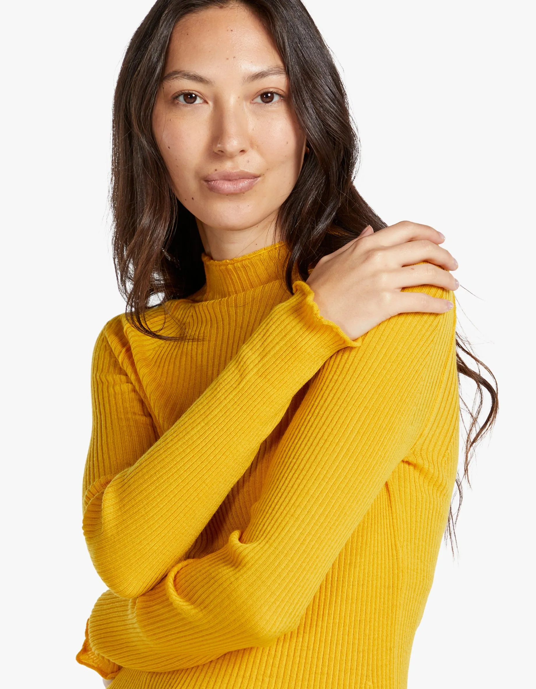 Alistair Knit Turtle Neck - Honey