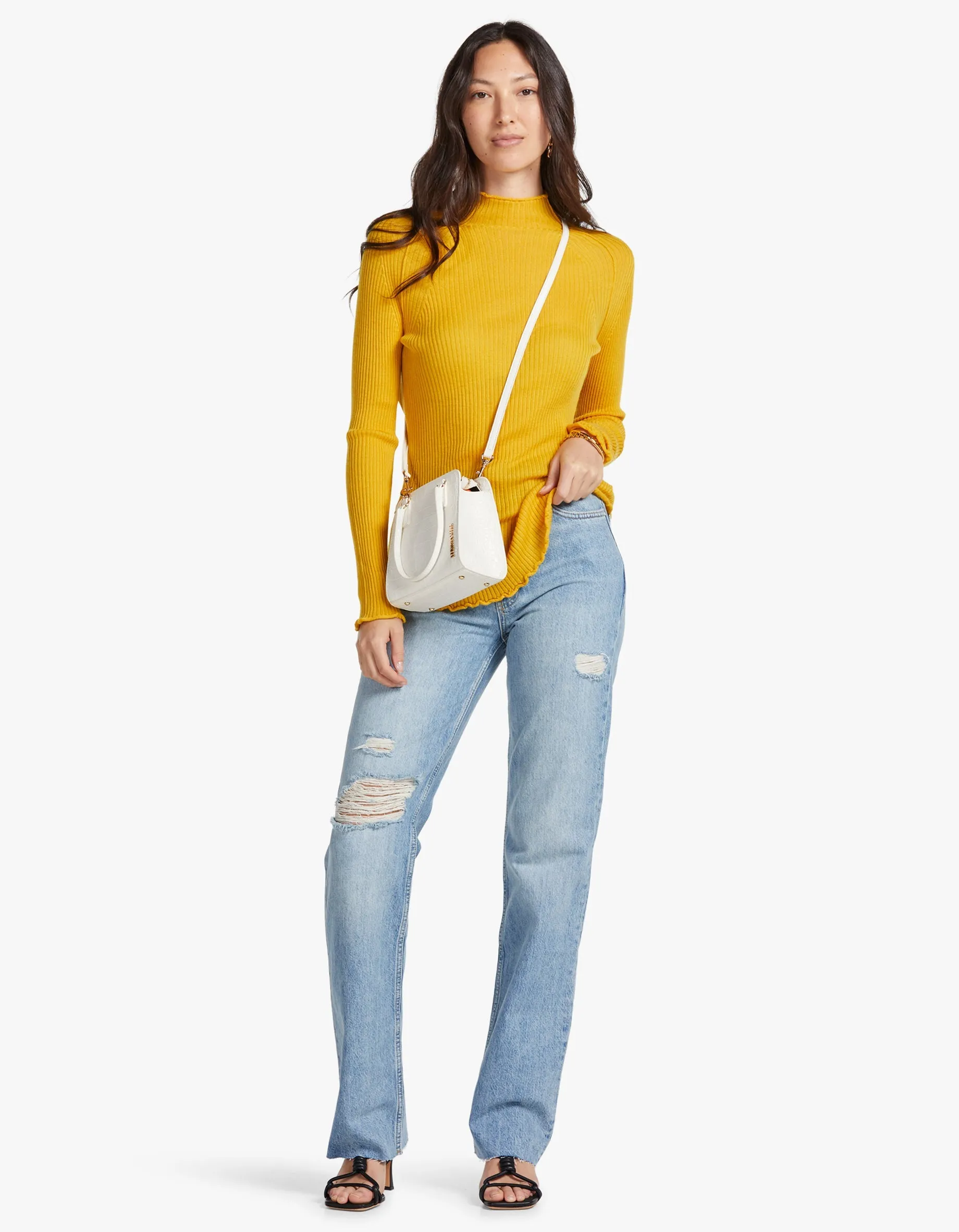 Alistair Knit Turtle Neck - Honey