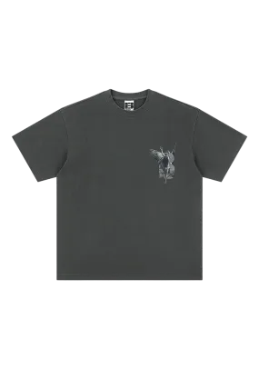 Angel Logo Pattern T-Shirt