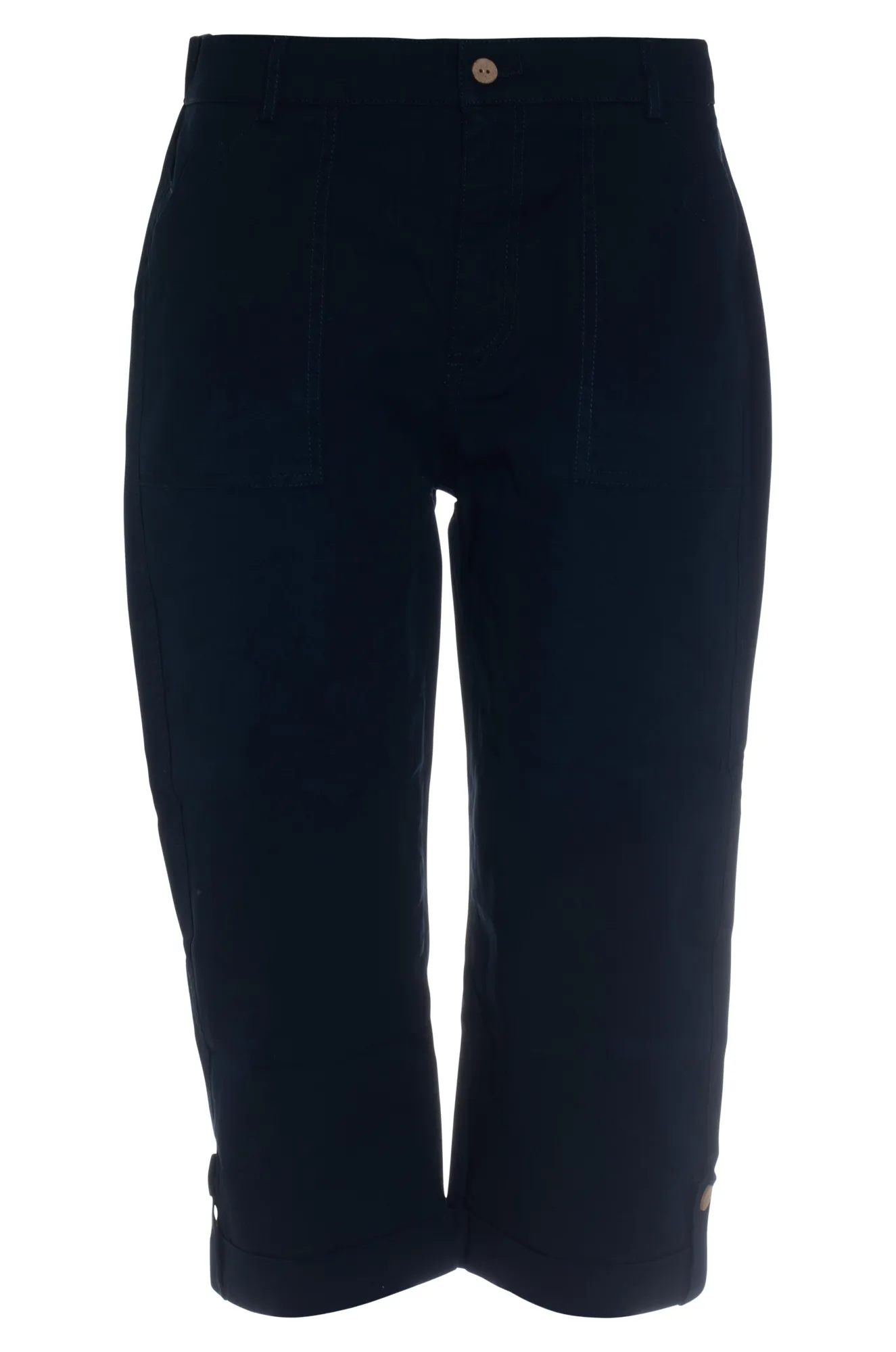 Below Knee Pants with roll up hem | NAVY | 6812YY