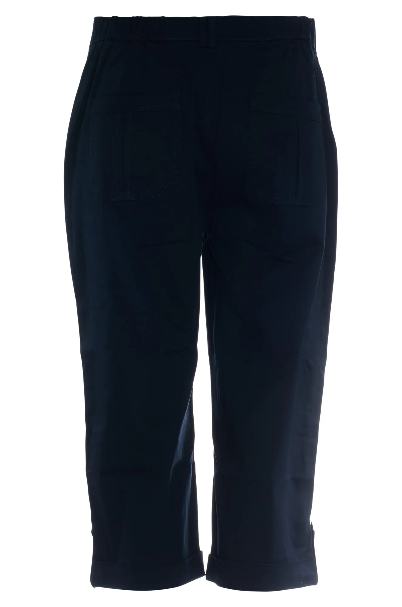 Below Knee Pants with roll up hem | NAVY | 6812YY