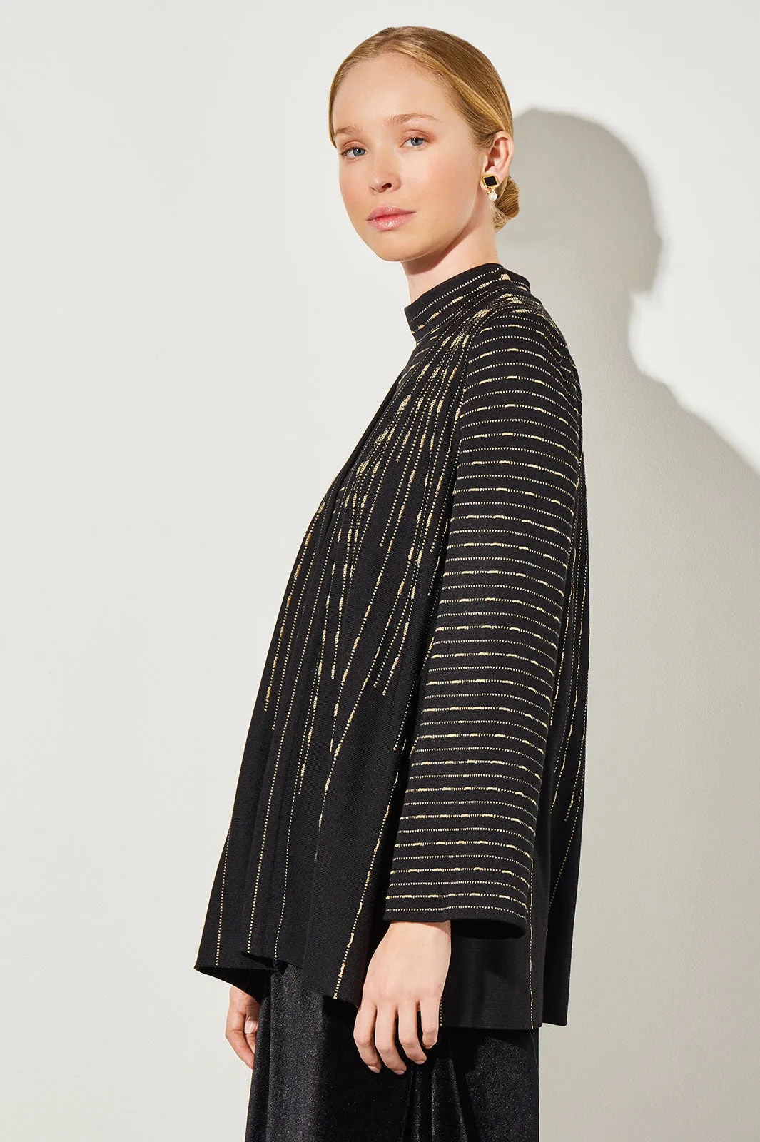 Belted Jacket - Shimmer Soft Knit