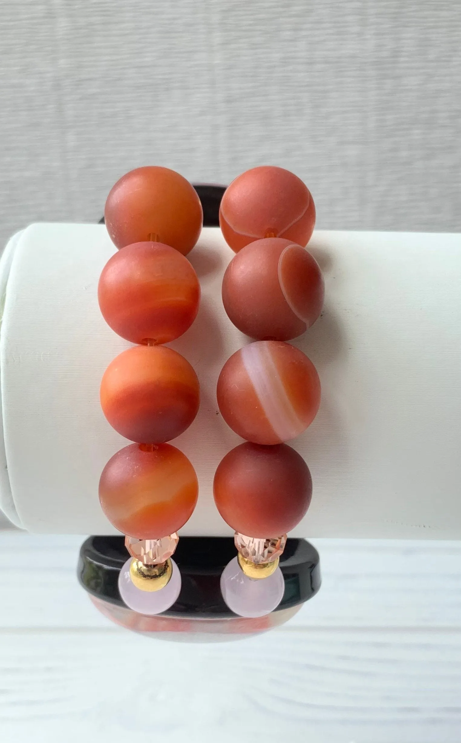 Berry Wine Lens Stretch Bracelet