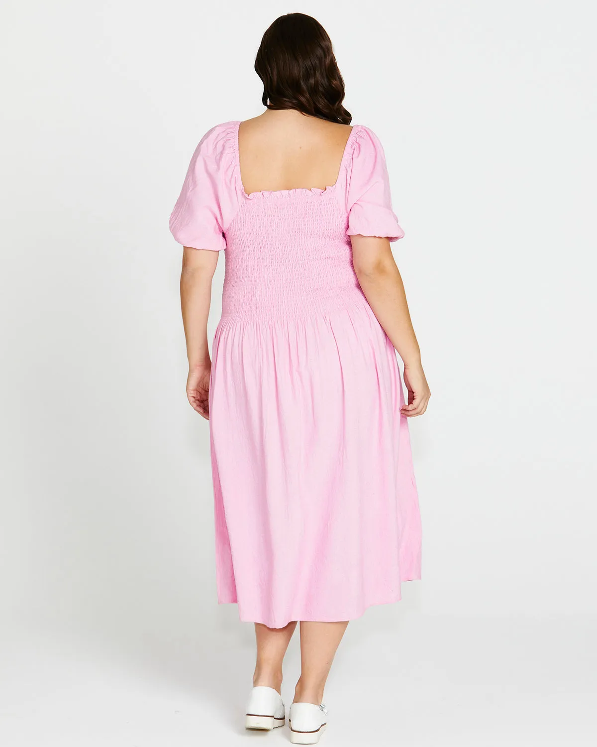 Betty Basics Ingrid Dress Prism Pink