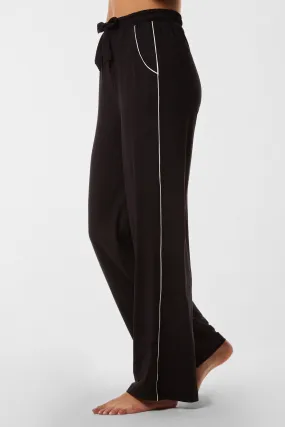 Black Pajama Soft Long Pant