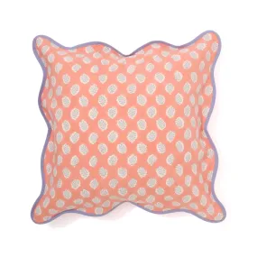 Block Print Cushion Cover 450×450 Pink