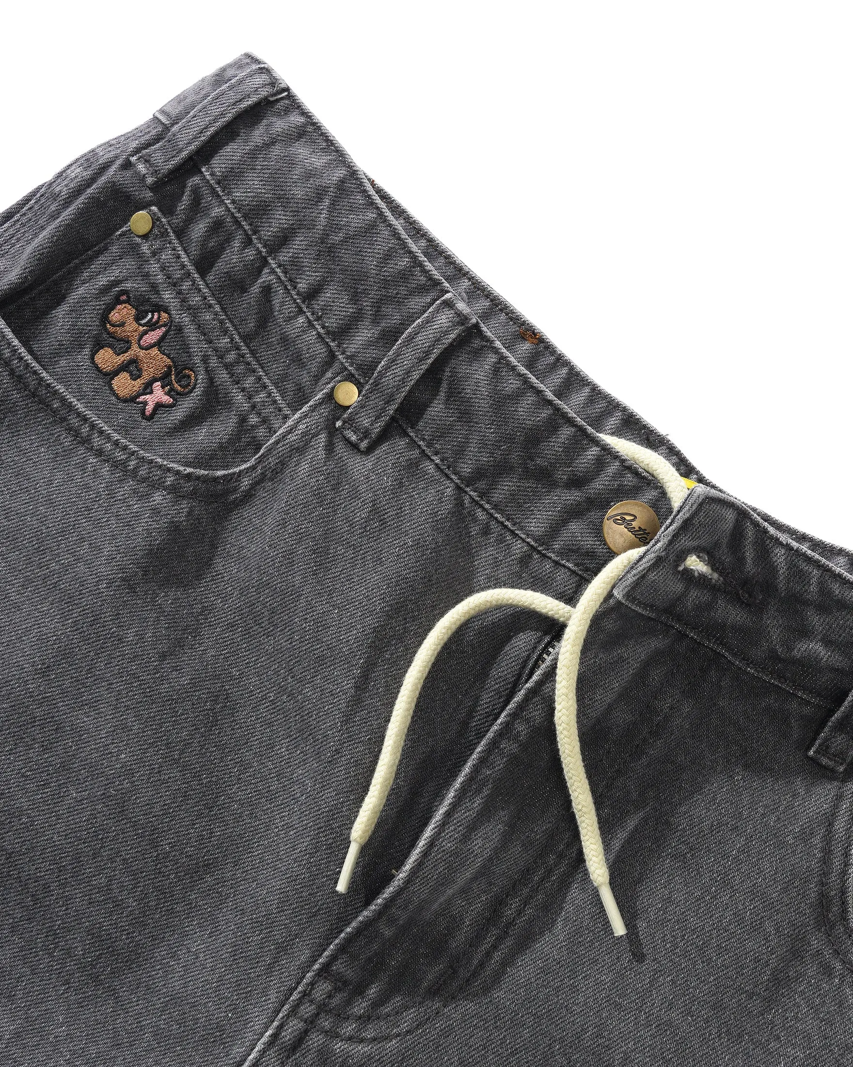 Butter Goods Pooch Relaxed Denim Jeans Washed Grey