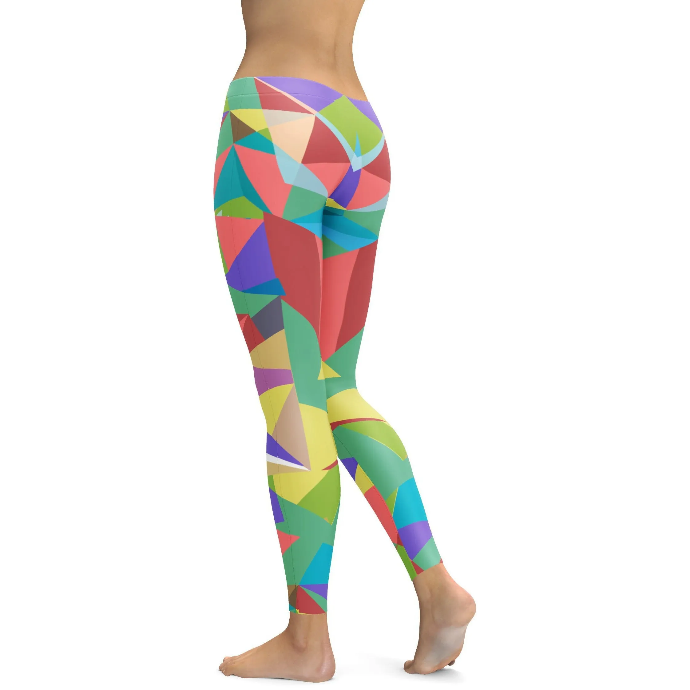 Colored Mosaic Leggings