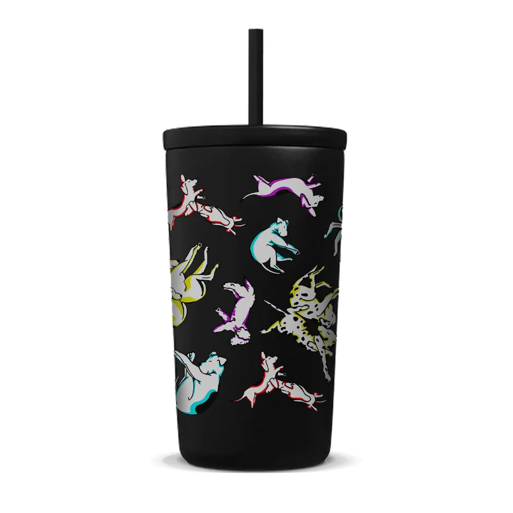 Cozy Pups Travel Tumbler with Straw