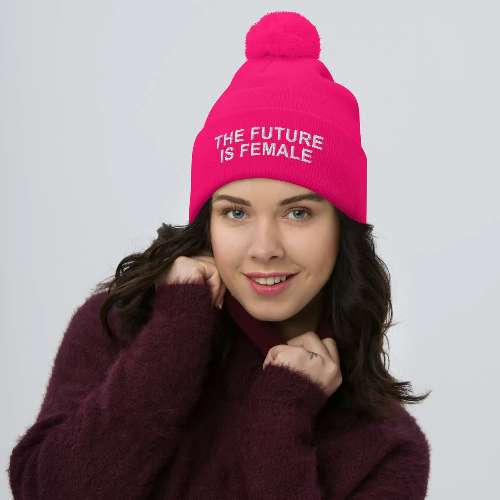 COZY,WARM POM POM BEANIE PINK