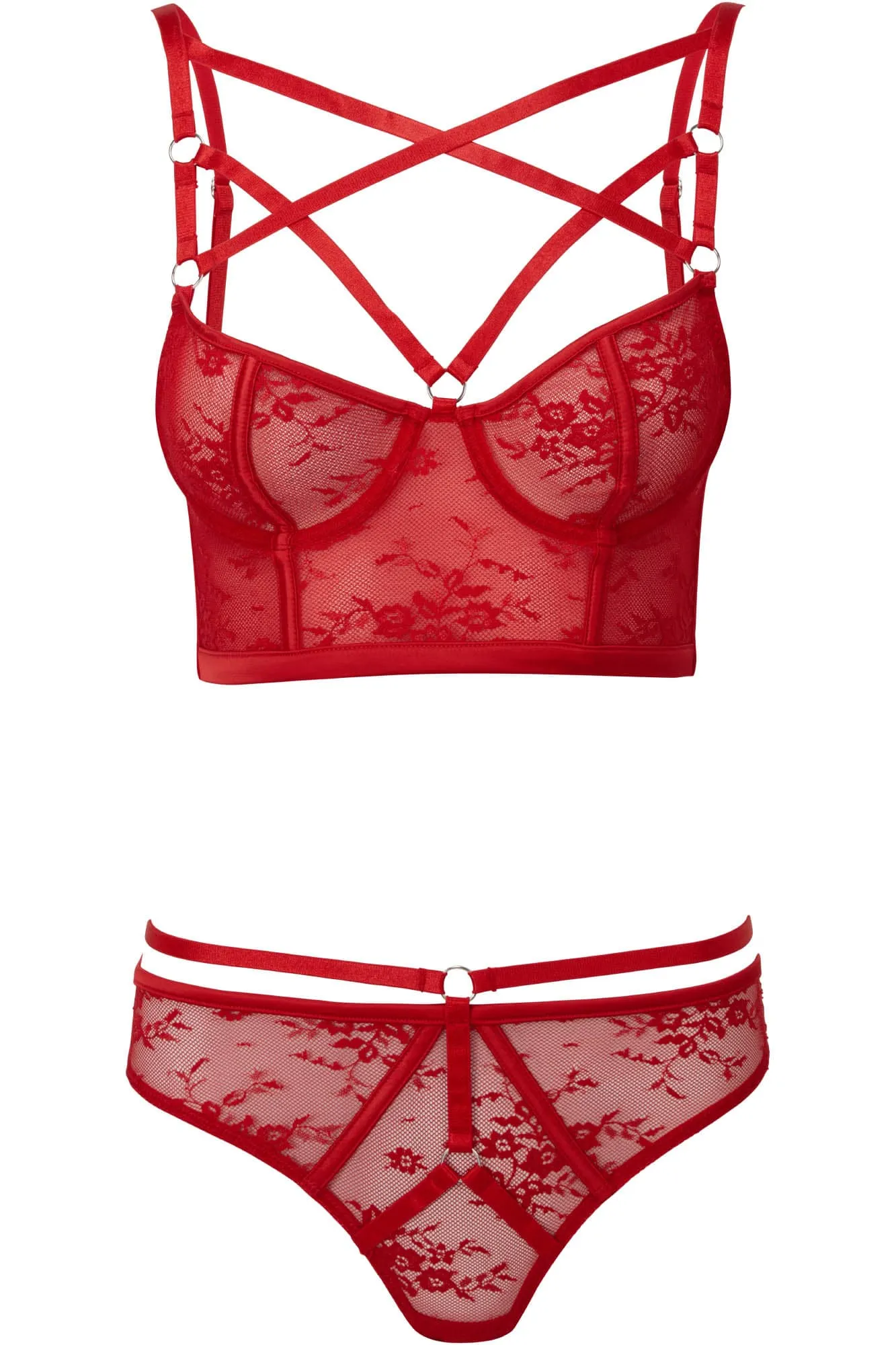 Deadly Attraction Bra [SCARLET]