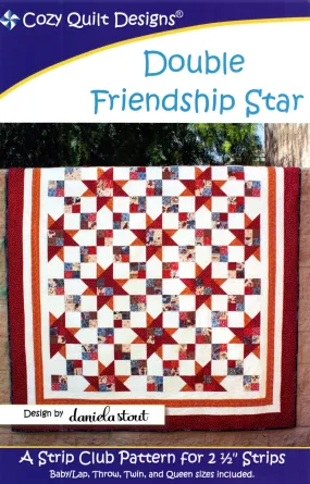 DOUBLE FRIENDSHIP STAR - Cozy Quilt Design Pattern