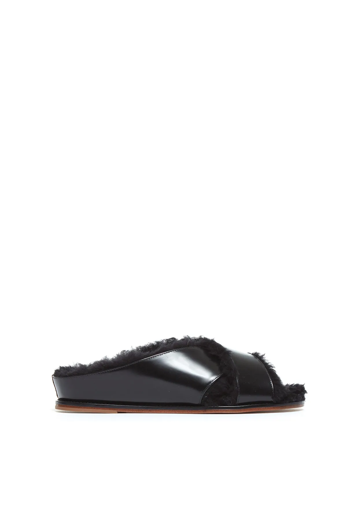 Ellington Slide with Wool Fur