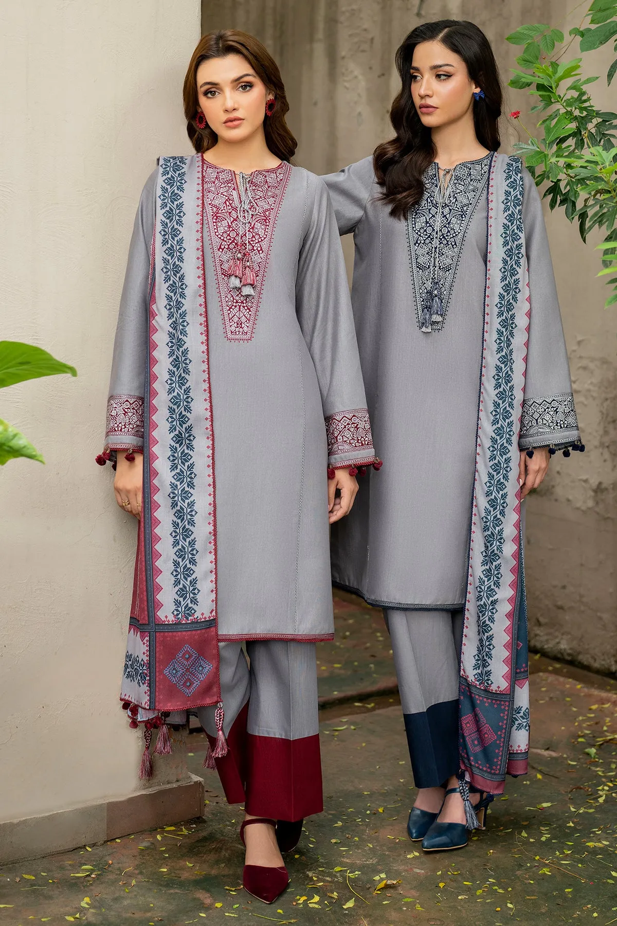 EMBROIDERED KHADDAR RTW-1129