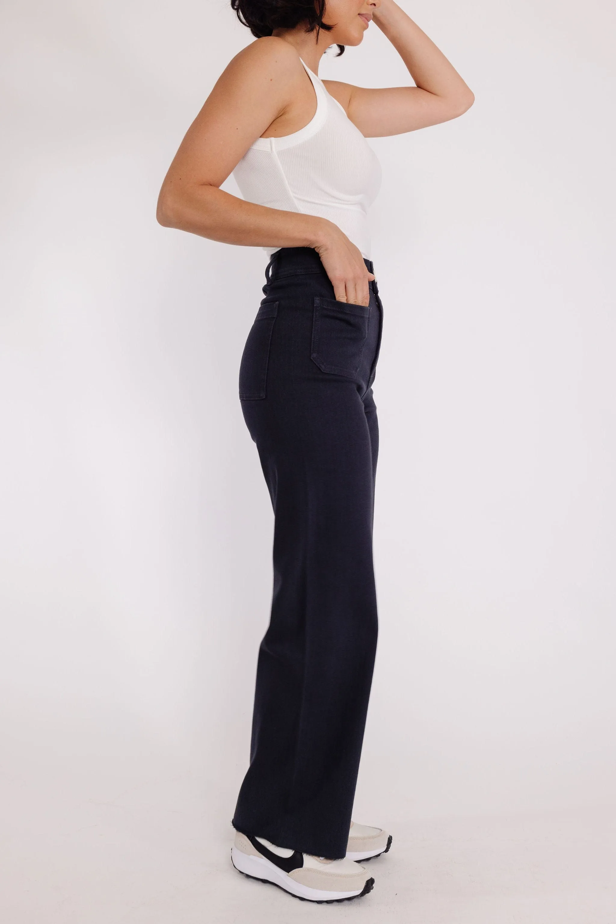 Fergie Pant in Faded Navy