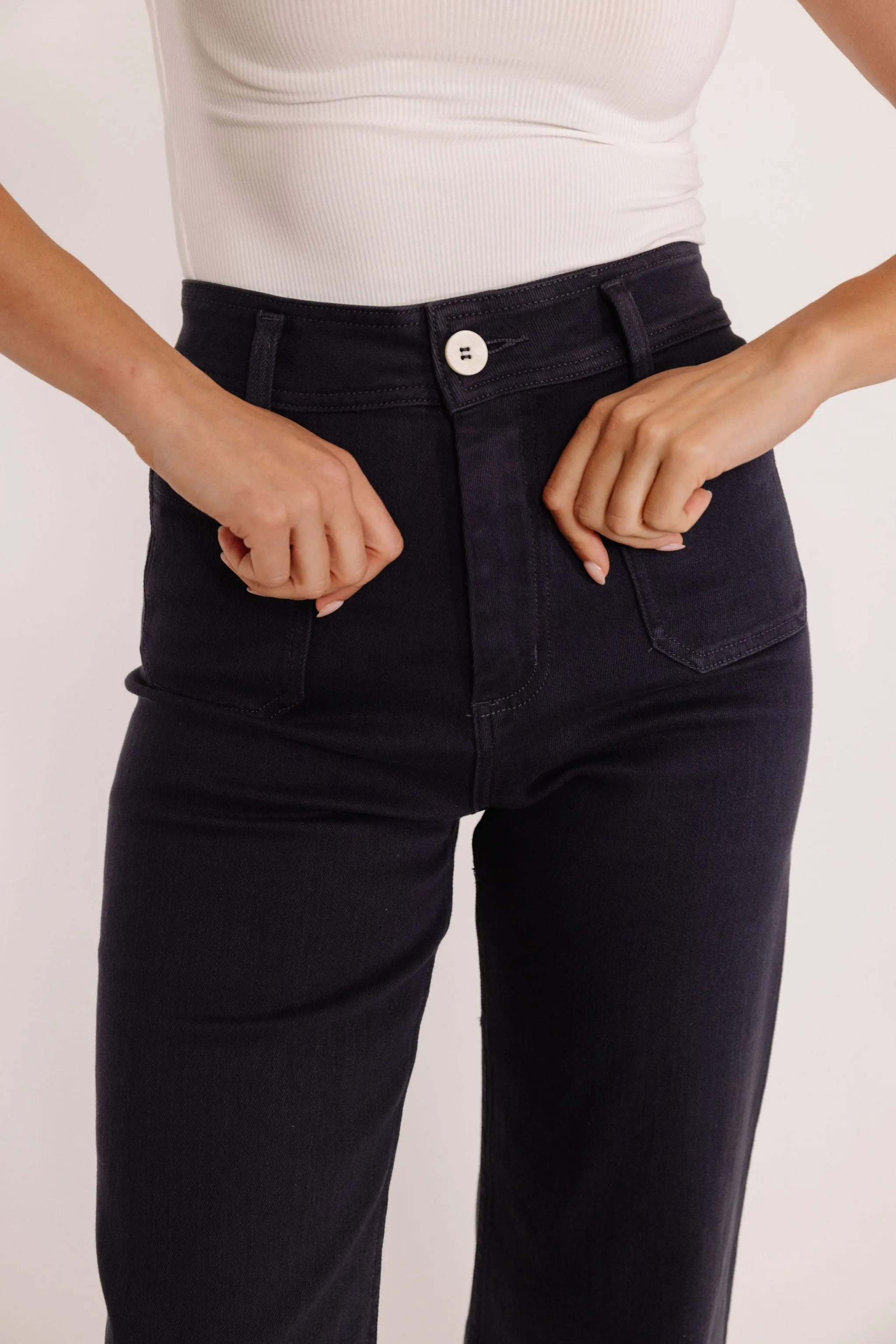 Fergie Pant in Faded Navy