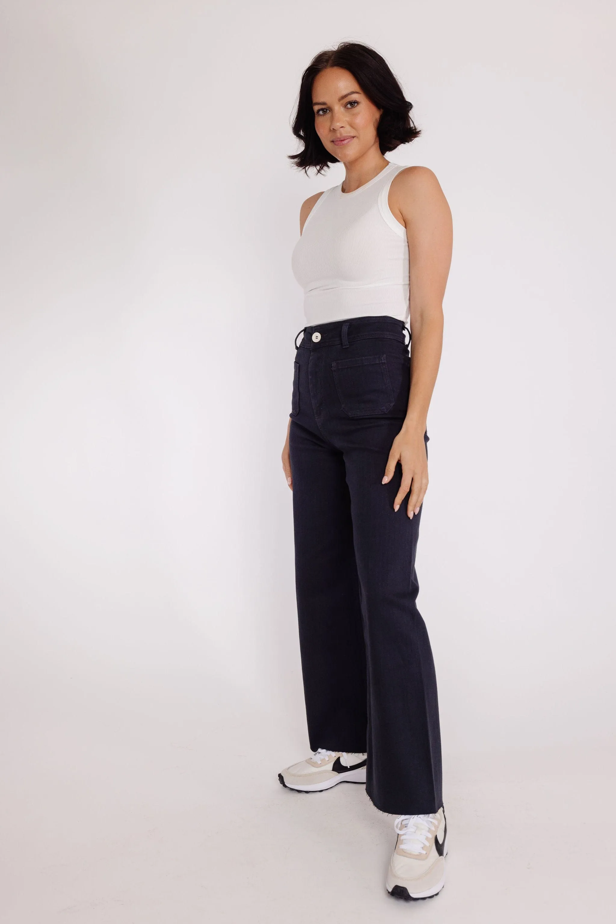 Fergie Pant in Faded Navy