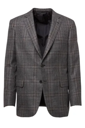 Grey Plaid Sport Jacket