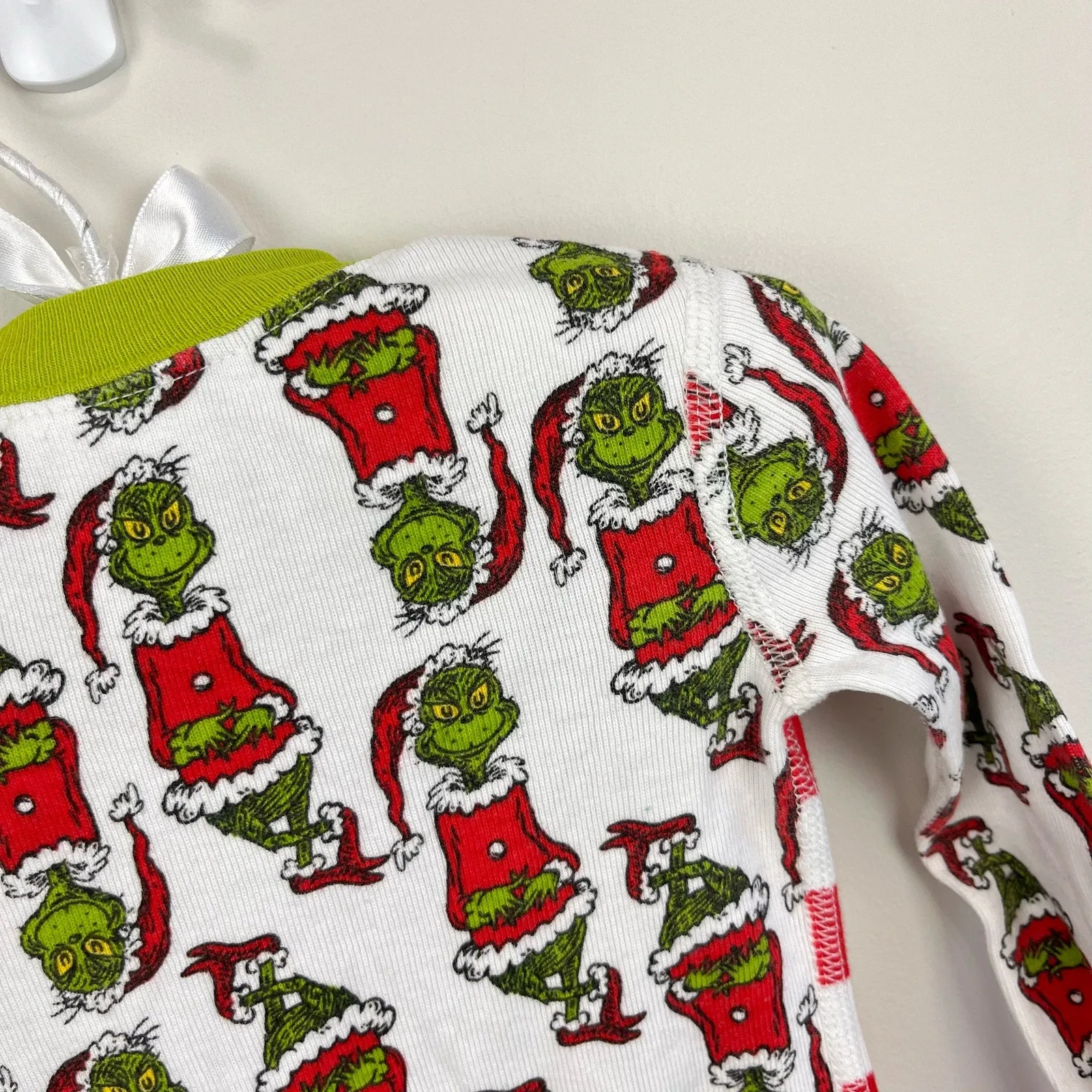 Hanna Andersson Dr. Seuss Grinch Pajamas 75 cm 12-18 Months