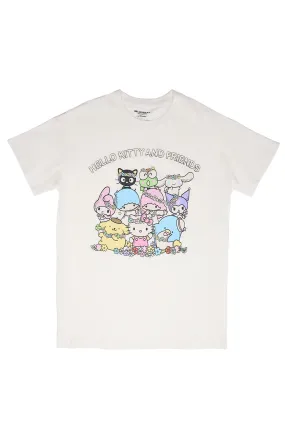 Hello Kitty And Friends Graphic Relaxed Tee