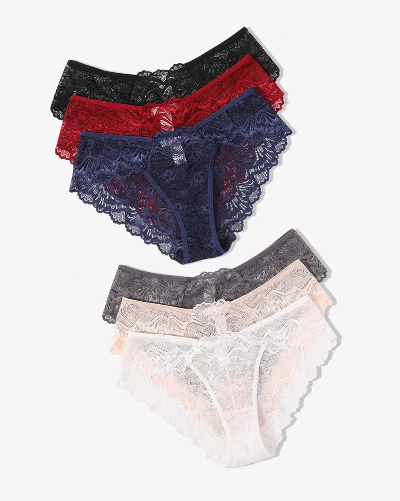 Lace Hipster Panties Breathable Panty