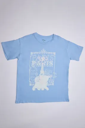 Marie Eiffel Tower The Aristocats Graphic Relaxed Tee