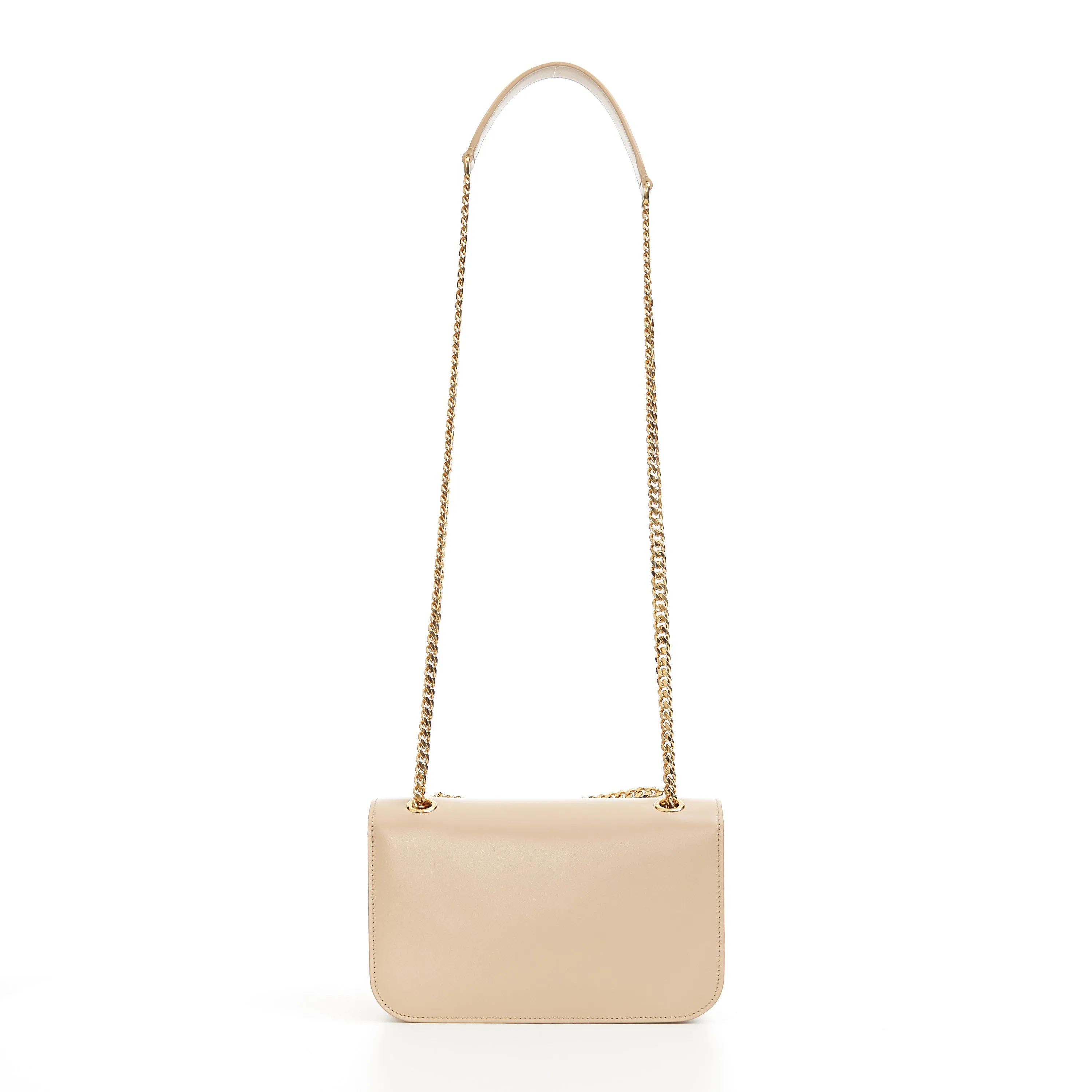 Medium Bag Triomphe Frame In Nude Shiny Calfskin