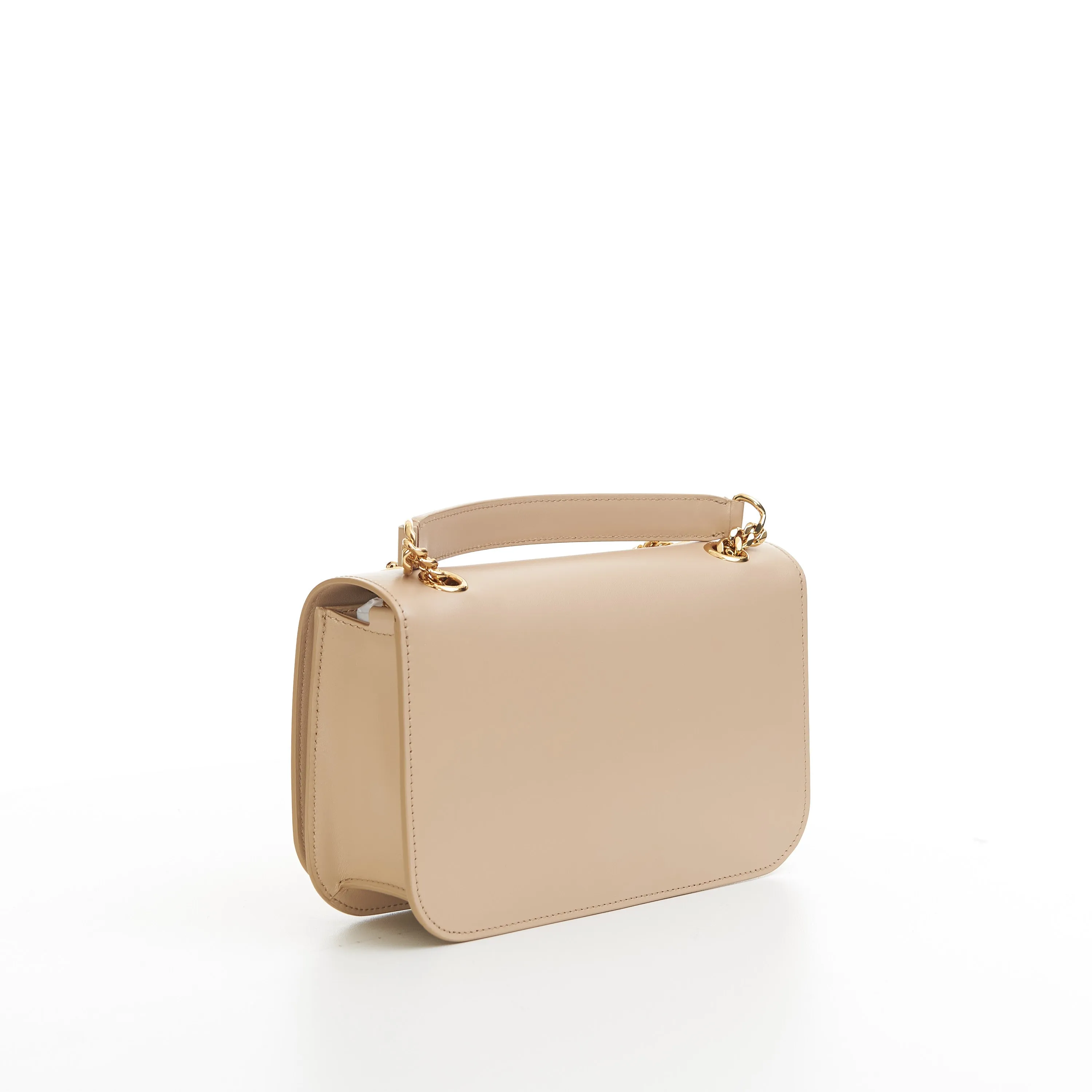 Medium Bag Triomphe Frame In Nude Shiny Calfskin