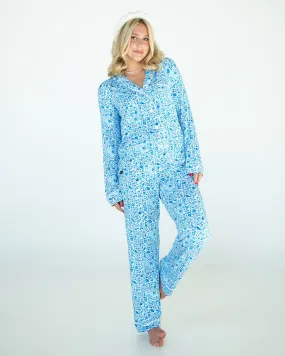 Middle of the Night Pajamas - Blue Floral