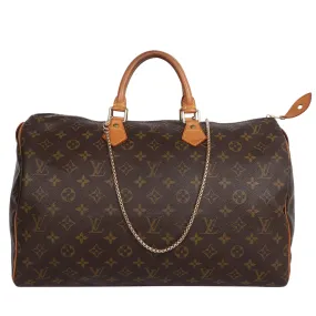 Monogram Speedy 40 Satchel (Authentic Pre-Owned)