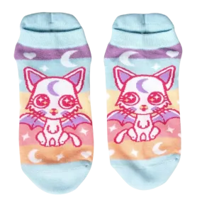 Mystic Kitty Ankle Socks