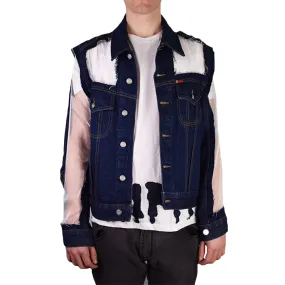 Negative Space Navy Revamped Denim Jacket