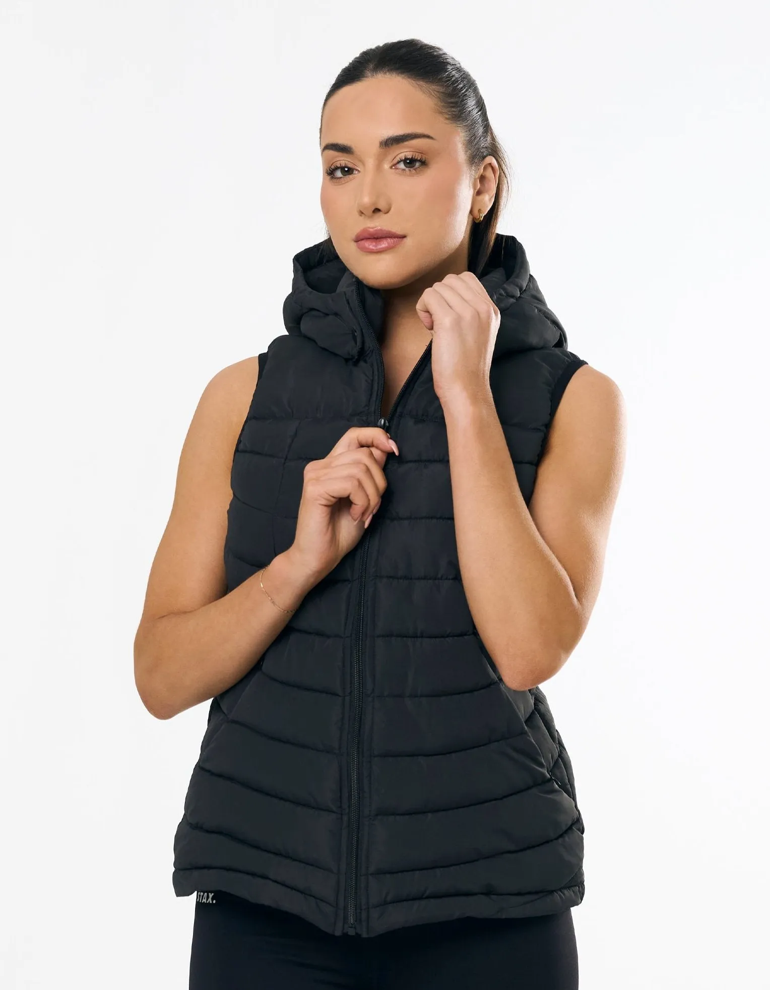 Official Sleeveless Puffer - Black