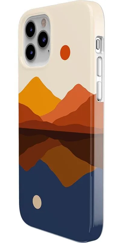 Opposites Attract | Day & Night Colorblock Mountains Case