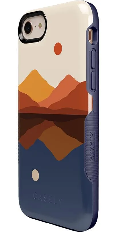 Opposites Attract | Day & Night Colorblock Mountains Case