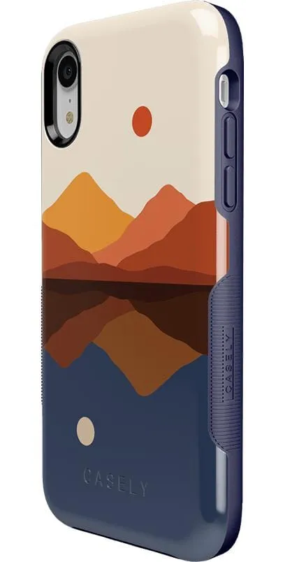 Opposites Attract | Day & Night Colorblock Mountains Case