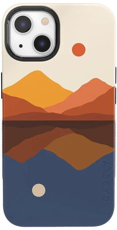 Opposites Attract | Day & Night Colorblock Mountains Case