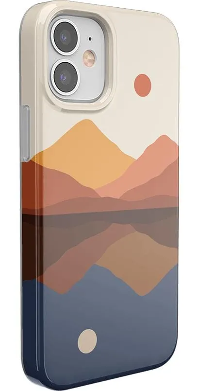 Opposites Attract | Day & Night Colorblock Mountains Case