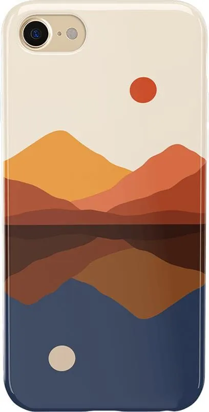 Opposites Attract | Day & Night Colorblock Mountains Case