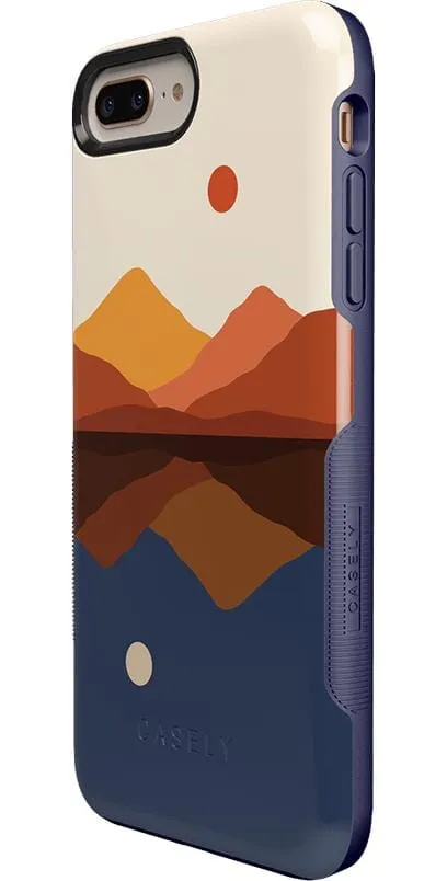 Opposites Attract | Day & Night Colorblock Mountains Case