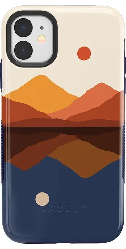 Opposites Attract | Day & Night Colorblock Mountains Case