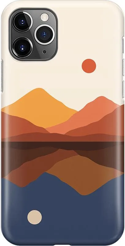 Opposites Attract | Day & Night Colorblock Mountains Case