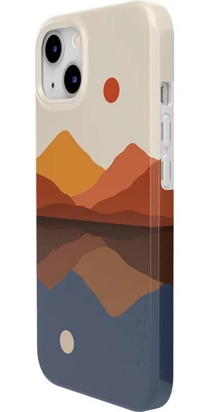 Opposites Attract | Day & Night Colorblock Mountains Case