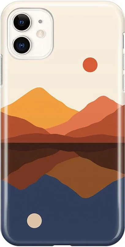 Opposites Attract | Day & Night Colorblock Mountains Case